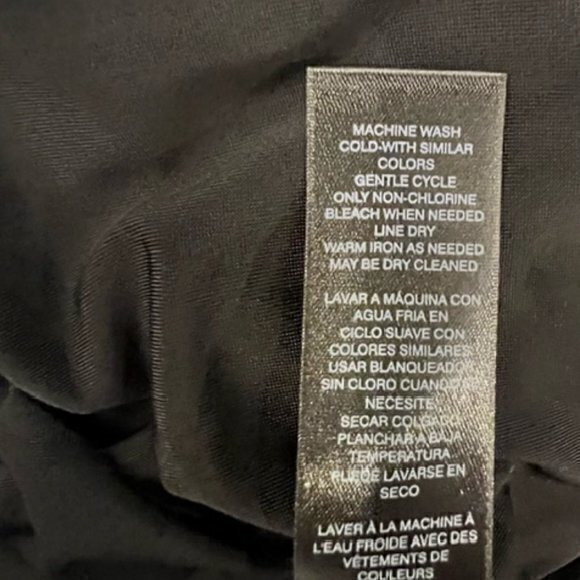 WHITE HOUSE BLACK MARKET Women Polyester Tank Top High Low Hem Polka Dot Lined S - Picture 11 of 11